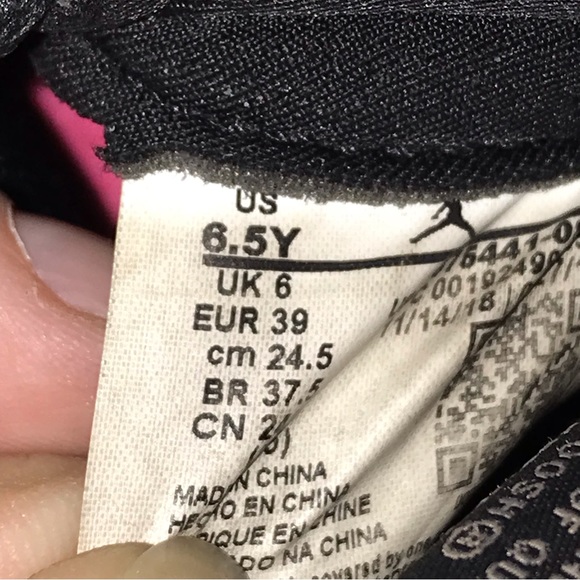 Nike Air Jordan Retro High “Crimson Tint” Black Peach Sneakers Size Y6.5 - Picture 12 of 14